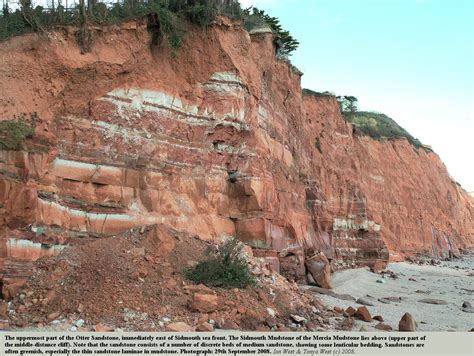 Geology Of Sidmouth And Ladram Bay Devon