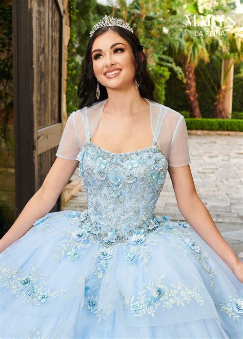 Lareina Quinceanera Dresses Style Mq2124 In Lilac Or Light Blue Color