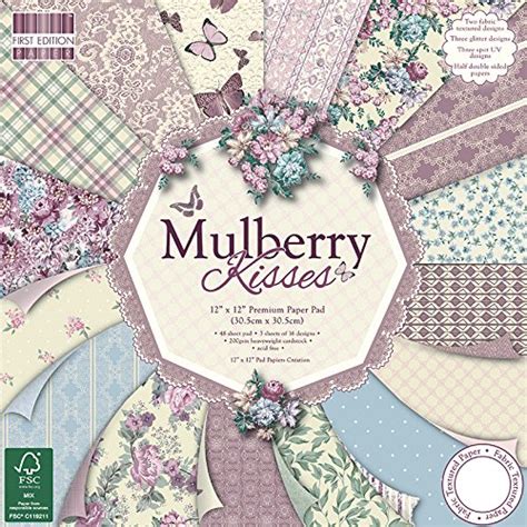 Buy Trimcraft First Edition Mulberry Kisses Premium 12x12 48 Sheets