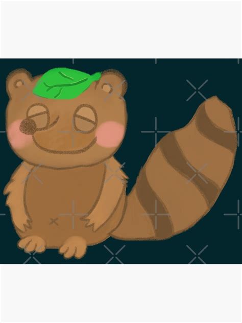 Tanuki Poster For Sale By Mildecals Redbubble
