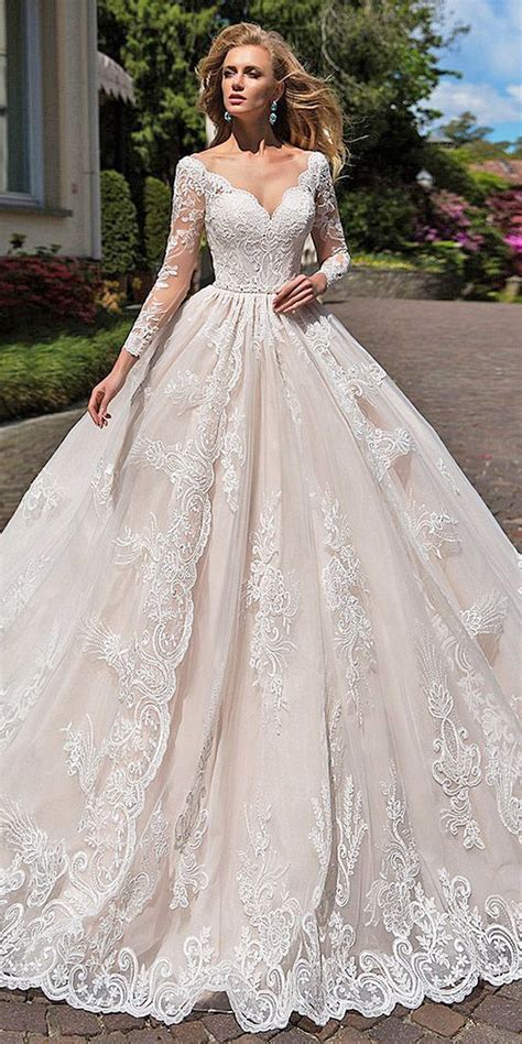 Feel like real life cinderella in a glamorous ball gown wedding dresses from uk.millybridal.org. 21 Illusion Long Sleeve Wedding Dresses You'll Like ...