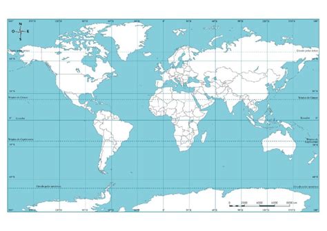 Ejercicio De Planisferio Politico Mapa Escolar Ramas De La Geografia