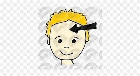 Forehead Picture Forehead Clipart Black And White Free Transparent