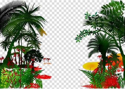 Rainforest Clipart Palm Tree Rainforest Palm Tree Transparent Free For