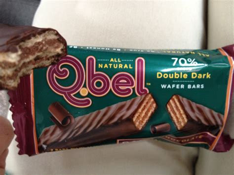 Accidentally Vegan Double Dark Chocolate Wafer Bars From Qbel