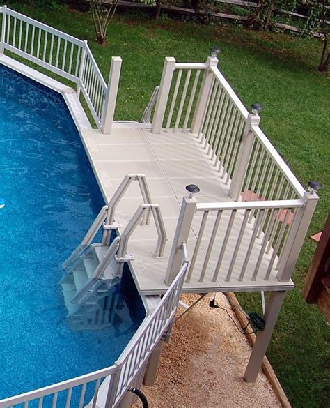 Here, we will talk about above ground pool deck ideas. Above ground pool deck ideas | Pool deck plans, Backyard ...