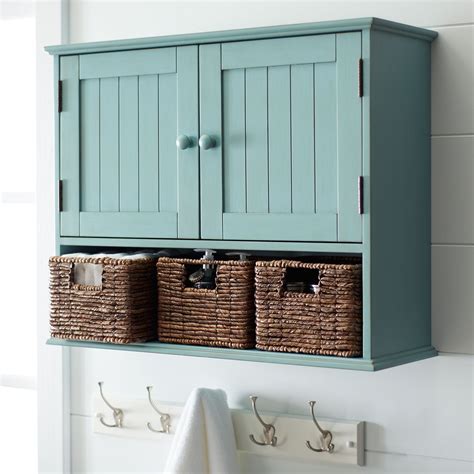 Bathroom wall cabinets provide you with additional storage. Storage doesn't have to be stark. Our handsome wood ...
