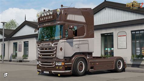 Davoine Transport Skin For Scania Rjl V10 By Bepreeh 131x For Ets 2 Euro Truck Simulator 2