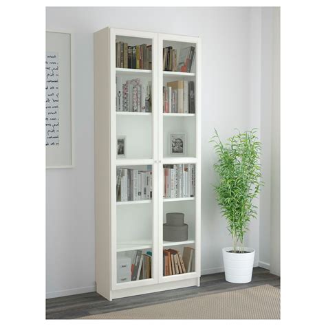 15 Ideas Of White Bookcases With Glass Doors