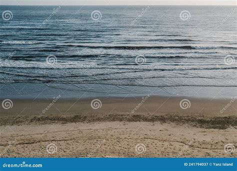 Scenic View Of Blue Ocean And Sands Stock Image Image Of Beauty