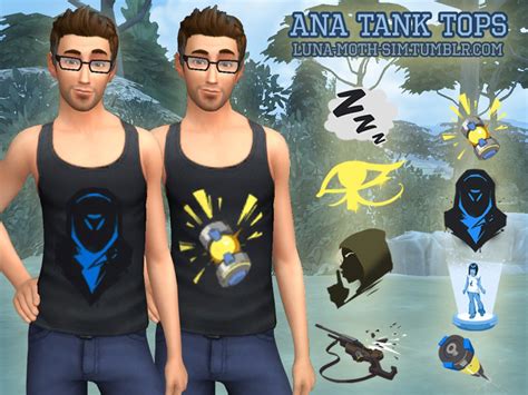 Male Ana Tank Top The Sims 4 Catalog