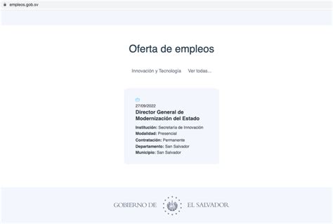 Lanzan Plataforma Para Aplicar A Empleos En El Gobierno Diario El Mundo