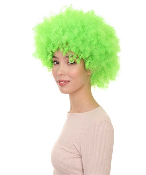 Green Afro Clown Wig Hw 240 Wigs And Facial Hair