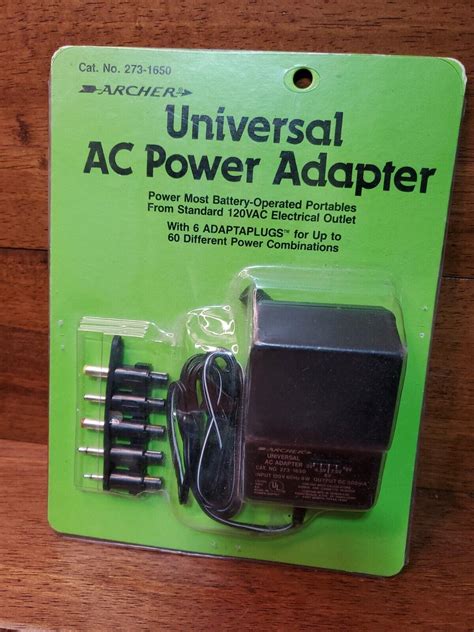 Radio Shack Archer Universal Ac Power Adapter 273 1650 Ebay