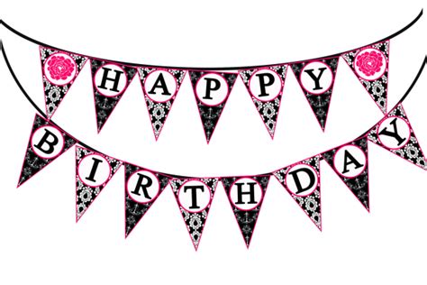 Fiesta Banner Clipart Happy 40th Birthday Printable And Other Clipart