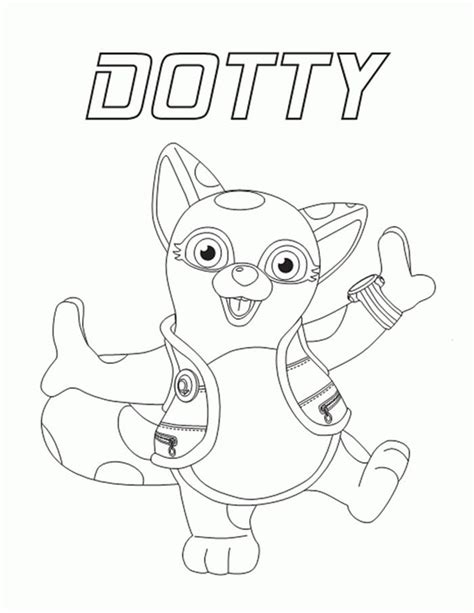 Printable Special Agent Oso Coloring Page Free Printable Coloring