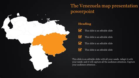 Venezuela Powerpoint Presentation Template Map Slide