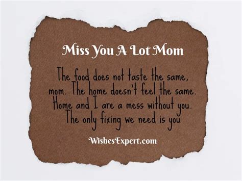 45 Heartfelt Miss You Mom Quotes