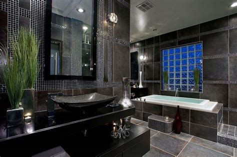 Contemporary Luxury Black Bathroom Design Decor Its Modern Master