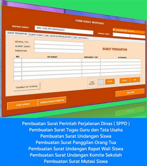 Saya dapat panggilan pancaindera utk pegawai penguatkuasa kp41 tapi masalah saya hanya rabun. Aplikasi Cetak 7 Jenis Surat secara Otomatis Menggunakan ...