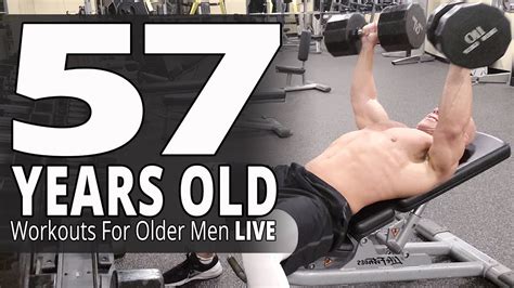 57 Years Old Today Workouts For Older Men Live Youtube