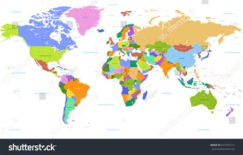 Interactive World Map With Countries Highlighted