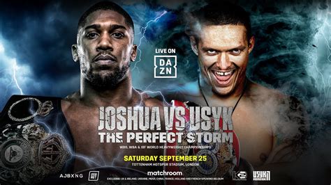 25 at the tottenham hotspur stadium. Anthony Joshua vs. Oleksandr Usyk Official Fight Trailer ...