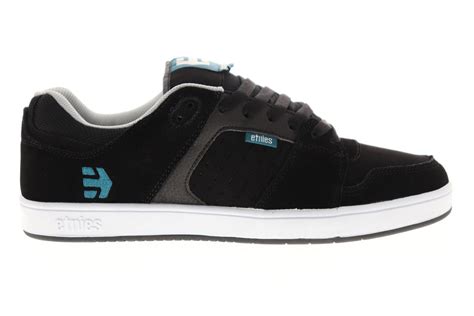 Etnies Rockfield Mens Black Suede Low Top Lace Up Skate Sneakers Shoes