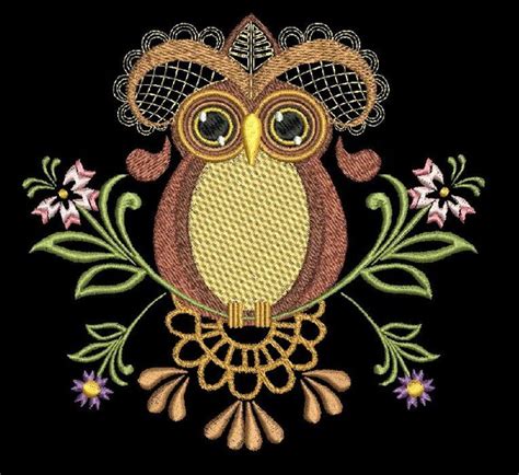 Amazing Owls Machine Embroidery Set