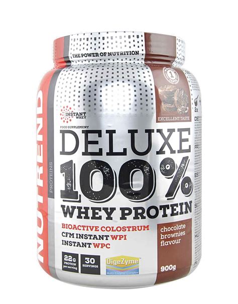 Deluxe 100 Whey Protein By Nutrend 900 Grams