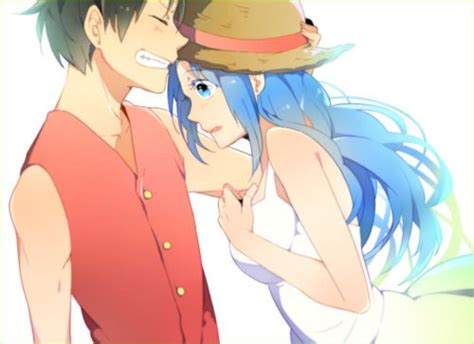 Luffy And Vivi One Piece Manga One Piece Ship Luffy