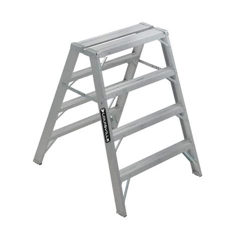 Louisville Ladder 4 Ft Aluminum Step Ladder With 300 Lb Load Capacity