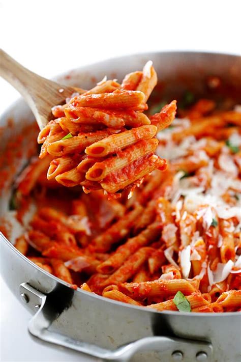 Pasta With Easy Roasted Red Pepper Sauce Gimme Some Oven