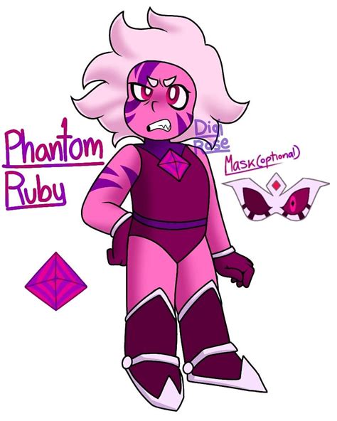 The Phantom Ruby As A Steven Universe Gem By Digirose Rsonicthehedgehog