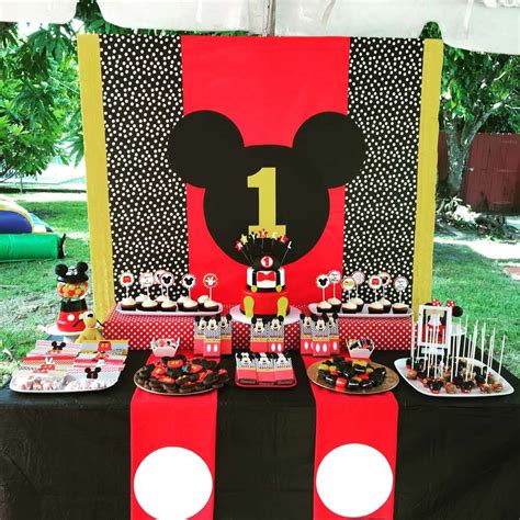 Incredible Mickey Mouse Birthday Party See More Party Ideas At