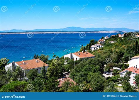 Resort Area In The North Adriatic Sea Coast Of Croatia Stock Image