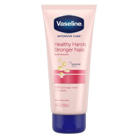 vaseline intensive care healthy hands and stronger nails lotion 3 4 fl oz walmart inventory