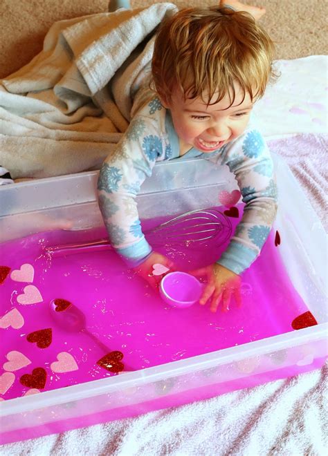 Toddler Sensory Play: Valentine's Day Soup
