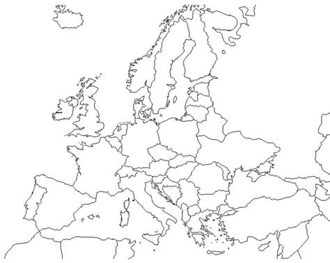 Weltkarte in linienform print, kunst europakarte umriss der kontinent europa als umriss. Europakarte A4 Zum Ausdrucken : Europa Kostenlose Karten Kostenlose Stumme Karten Kostenlose ...