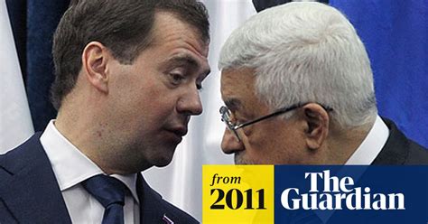 Dmitry Medvedev Restates Russian Support For Palestinian State Dmitry Medvedev The Guardian