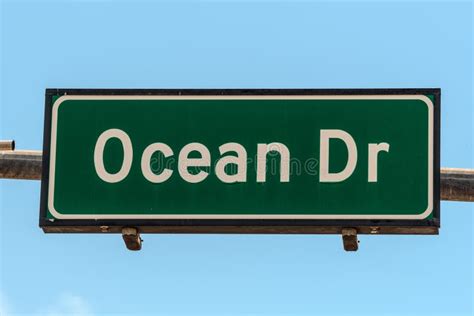 Famous Ocean Drive In Miami Beach Florida Usa Stock Photo Image Of
