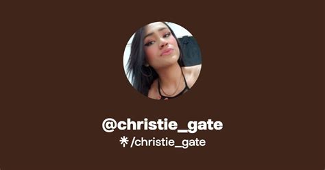Christiegate Instagram Tiktok Linktree