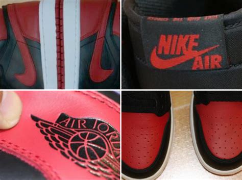 How to tell if an air jordan 1 is real? Air Jordan 1 Retro High OG "Bred" - Real vs. Fake ...