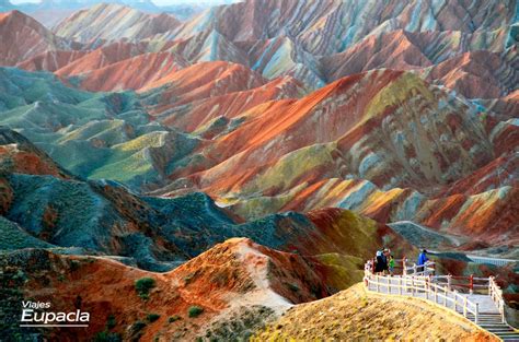 Viajes Eupacla Las Multicolores Montañas De Danxia En China