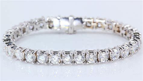 72 Carat Diamond Tennis Bracelet In 14k White Gold Ebay