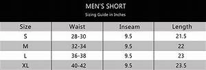 Size Chart Men 39 S Short Bottoms Out Brand