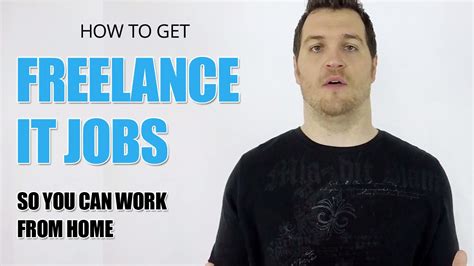 How To Get Freelance It Jobs So You Can Work From Home Youtube