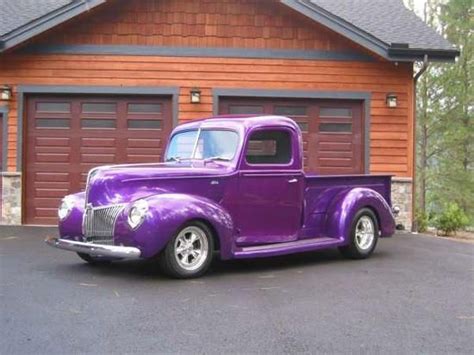 Purple Pickup Oh My Goodness I Want This Truck Far Out Man