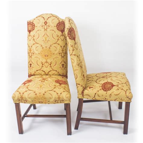 21 posts related to high back upholstered dining chairs. Bespoke Pair Upholstered High Back Dining Side Chairs 20th ...