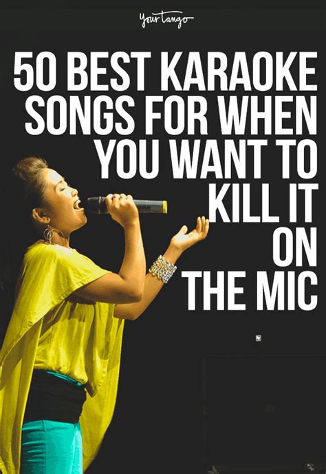 150 Best Karaoke Songs For When You Want To Kill It On The Mic Best